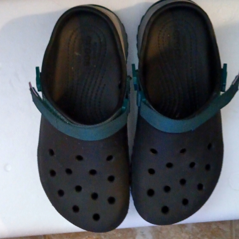 Crocs platform shoes